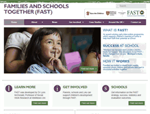 Tablet Screenshot of familiesandschoolstogether.com